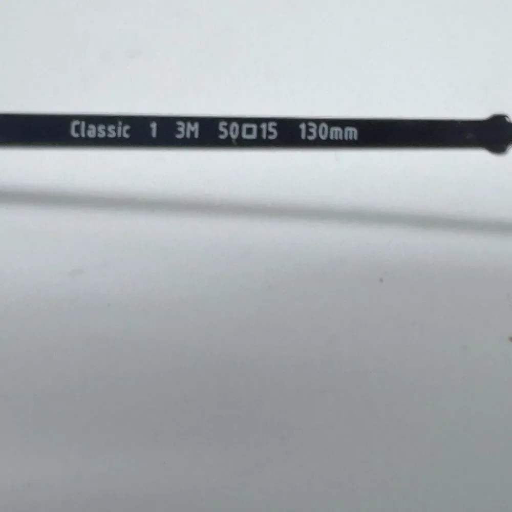 3M Classic 1 BROWN 50-15-130 Brown Metal Full‎ Rim Eyeglasses Frame H15673